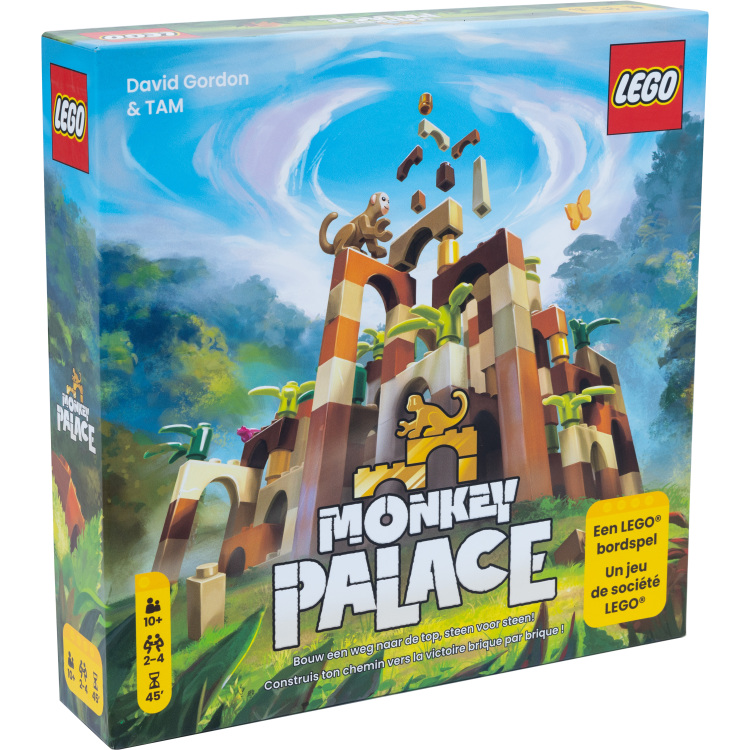Asmodee LEGO Monkey Palace bordspel Frans / Nederlands, 2 - 4 spelers, 45 minuten, Vanaf 10 jaar