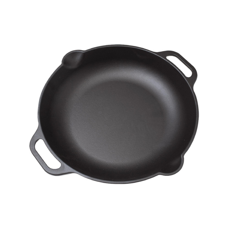 Victoria Skillet met twee handgrepen 33 cm, Enameled bak-/braadpan Color packaging