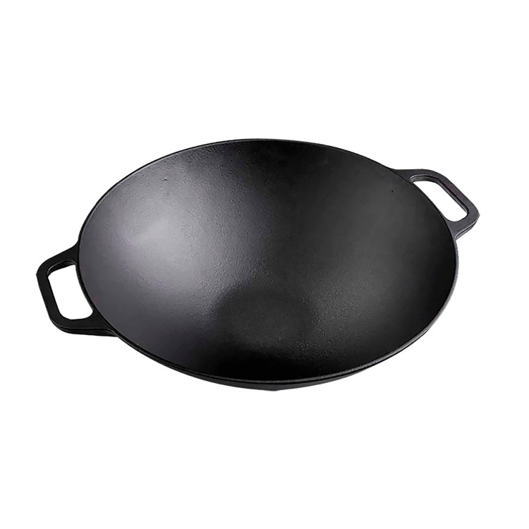 Victoria Wok 35,5 cm, Seasoned bak-/braadpan Color packaging