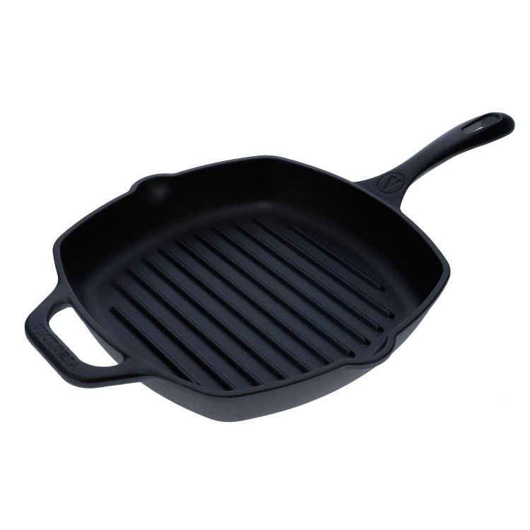 Victoria Square Grillpan 25 cm, Seasoned bak-/braadpan Color packaging