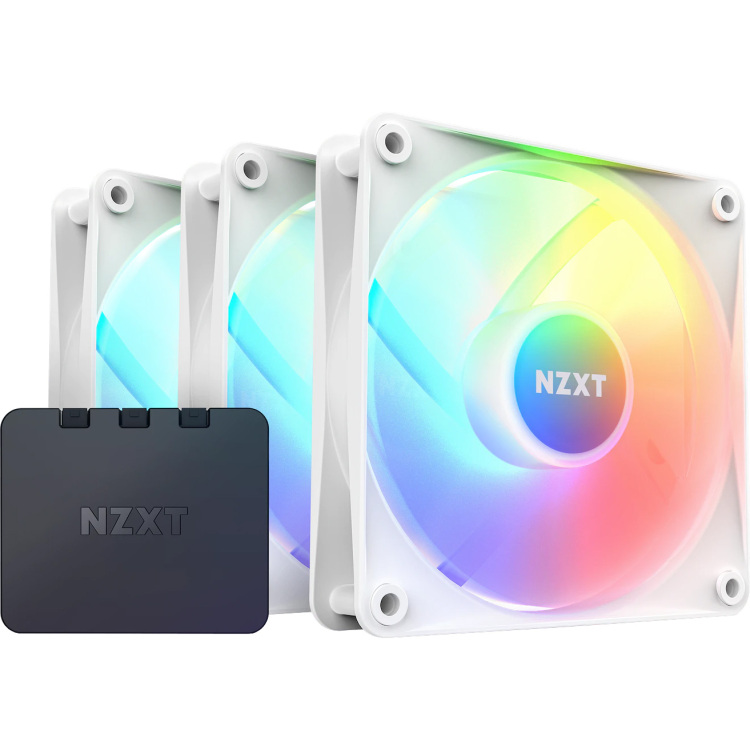 NZXT F120 RGB Core Triple Pack case fan 3 stuks, 4-pins PWM fan-connector