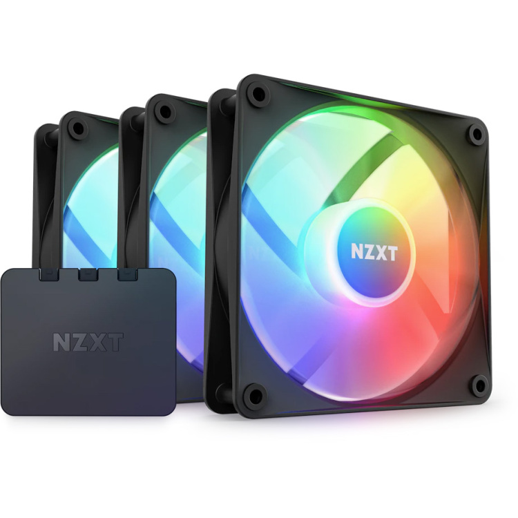 NZXT F120 RGB Core Triple pack case fan 3x RGB-fan, met controller