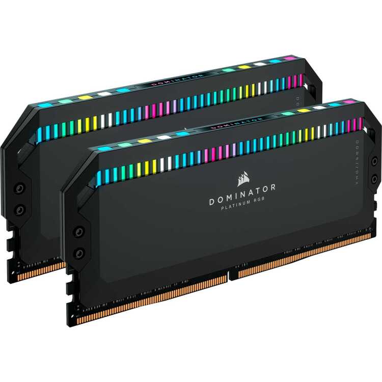 Corsair 32 GB DDR5-6000 Kit werkgeheugen CMT32GX5M2B6000C30, Dominator Platinium RGB, XMP