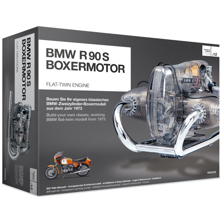 Franzis BMW R90 S Boxermotor modelbouw Schaal 1:2