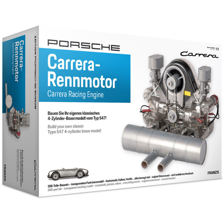 Franzis Porsche Carrera racing motor modelbouw Schaal 1:3