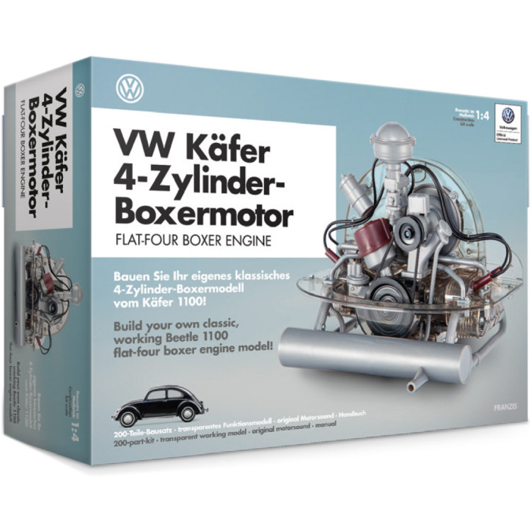 Franzis VW Beetle Flat-Four Boxermotor modelbouw Schaal 1:4