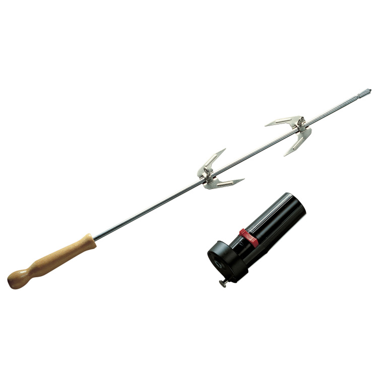 Barbecook Universeel draaispit met motor voor houtskoolbarbecues rotisserie