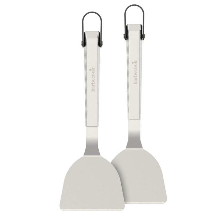Barbecook Premium set van plancha spatels uit rvs 33cm spatel