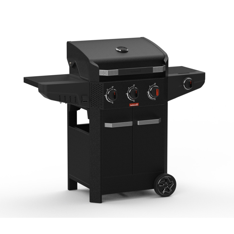 Barbecook Luca 312 gasbarbecue met kast en zijbrander barbecue