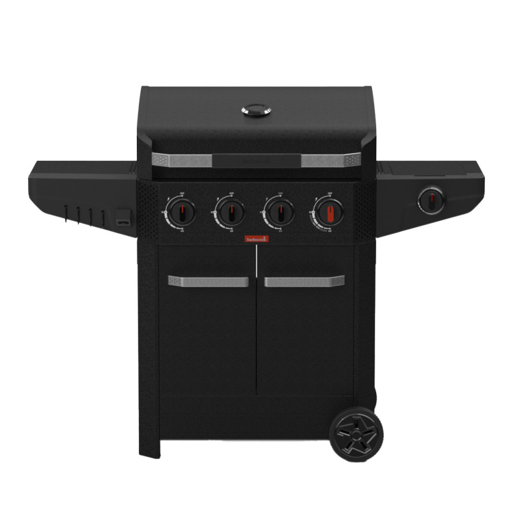 Barbecook Luca 412 gasbarbecue met kast en zijbrander barbecue