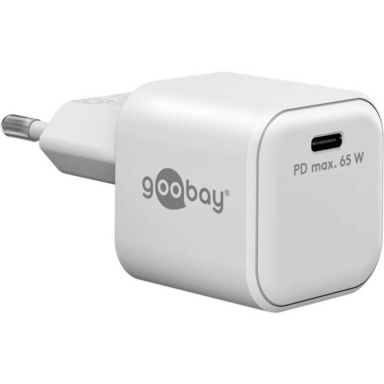 goobay USB-C PD GaN snellader Nano (65 W) oplader 1x USB-C, Power Delivery 3.0