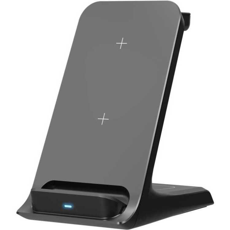 goobay 3-in-1 Wireless Charger, Qi-compatible oplader