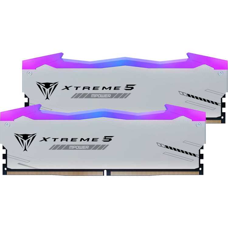 Patriot 48 GB DDR5-8000 (2x 24 GB) Dual-Kit werkgeheugen PVXR548G80C38KM, Viper Xtreme 5 MPower RGB, XMP 3.0