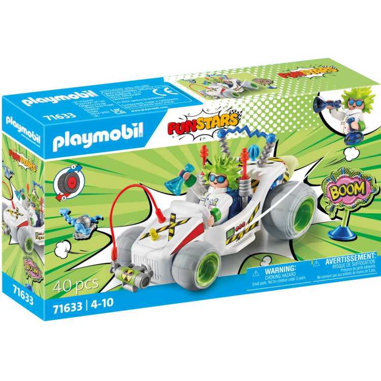 PLAYMOBIL Funstars - Racing Professor constructiespeelgoed 71633