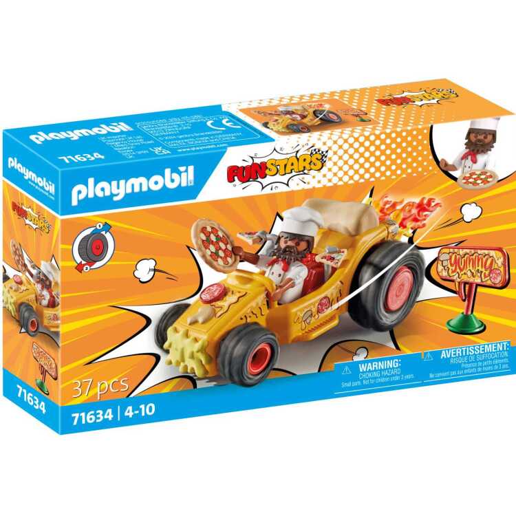 PLAYMOBIL Funstars - Racing Pizza constructiespeelgoed 71634