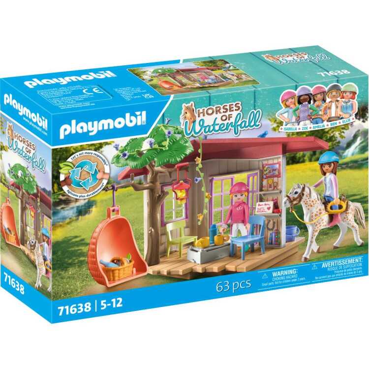 PLAYMOBIL Horses of Waterfall - Geheim clubhuis voor paardenliefhebbers constructiespeelgoed 71638