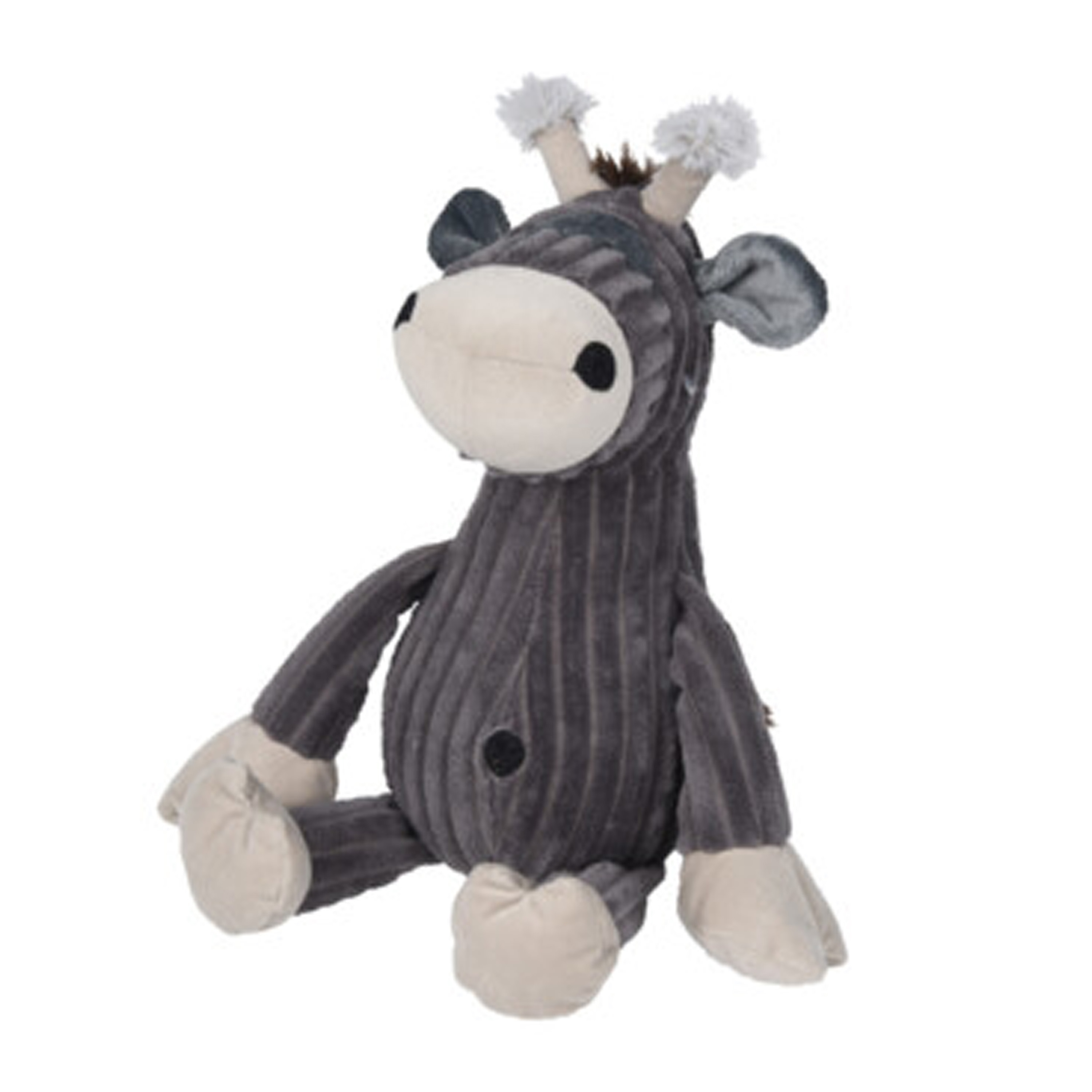 Deurstopper - giraf - grijs - 28 x 18 x 21 cm - dieren thema deurstoppers -