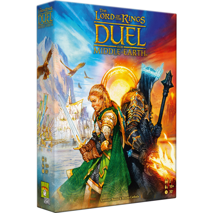 Asmodee The Lord of the Rings Duel for Middle Earth bordspel Nederlands, 2 spelers, 30 minuten, Vanaf 10 jaar