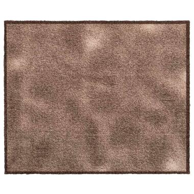 Mat Walk&Wash Shades - beige - 67x80 cm - Leen Bakker