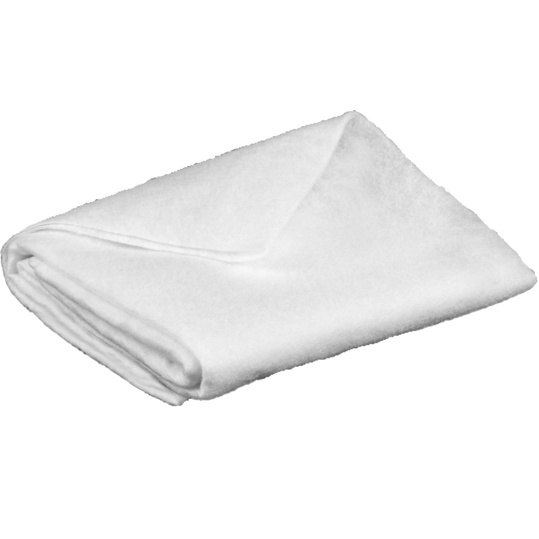 Sneeuwdeken/sneeuwtapijt - wit - 100 x 100 cm - polyester -