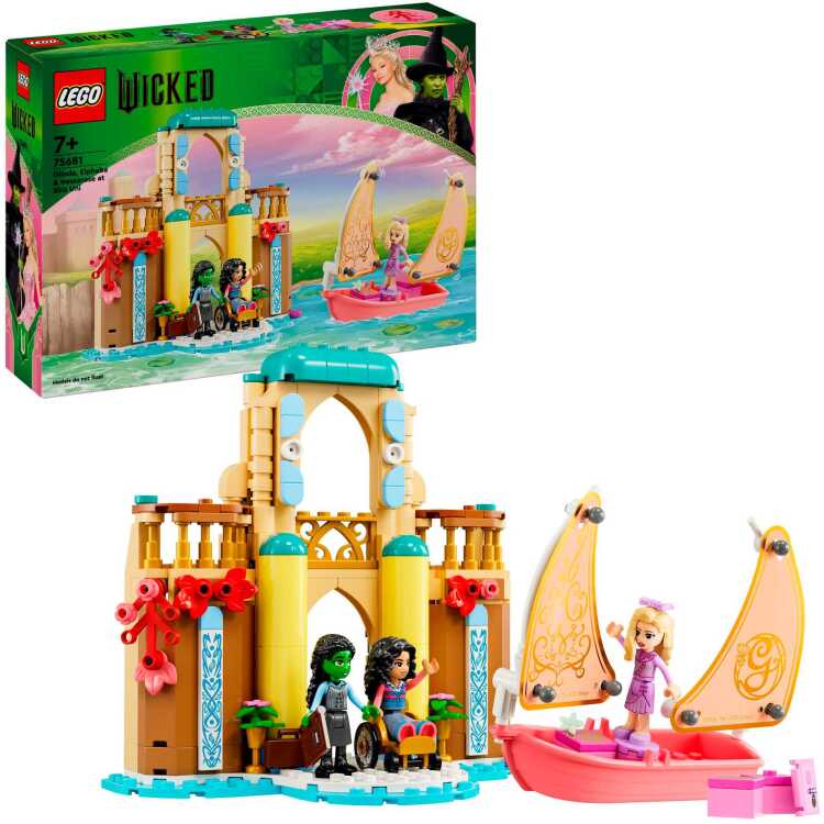 LEGO Wicked - Glinda, Elphaba en Nessarose op Shiz University constructiespeelgoed 75681