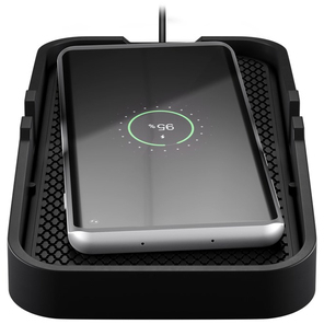 goobay Draadloze snellader voor in de auto 15 watt oplader Qi-standaard, antislip