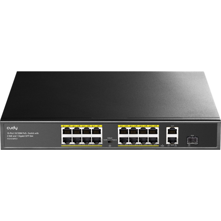 Cudy 16-Port 10/100M PoE+ Switch switch