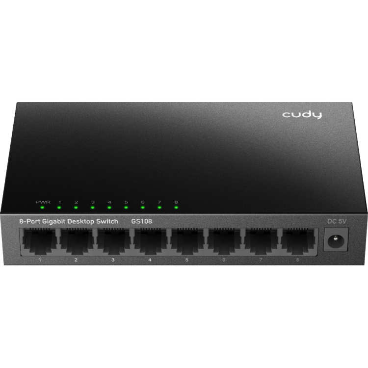 Cudy 8-Port Gigabit Desktop Metal Switch switch