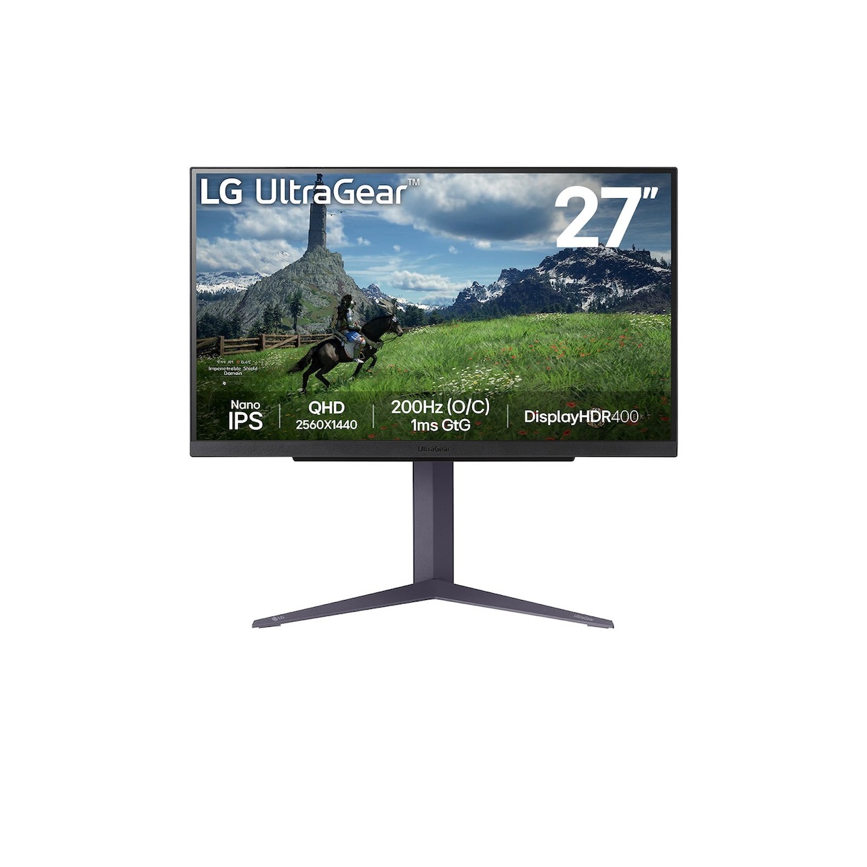 LG UltraGear 27GS85Q-B Monitor Zwart