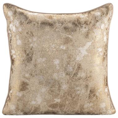 Sierkussen Britney - goud - 45x45 cm - Leen Bakker