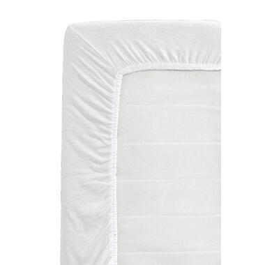 Hoeslaken Recycled polyester - wit - 160x200 cm - Leen Bakker