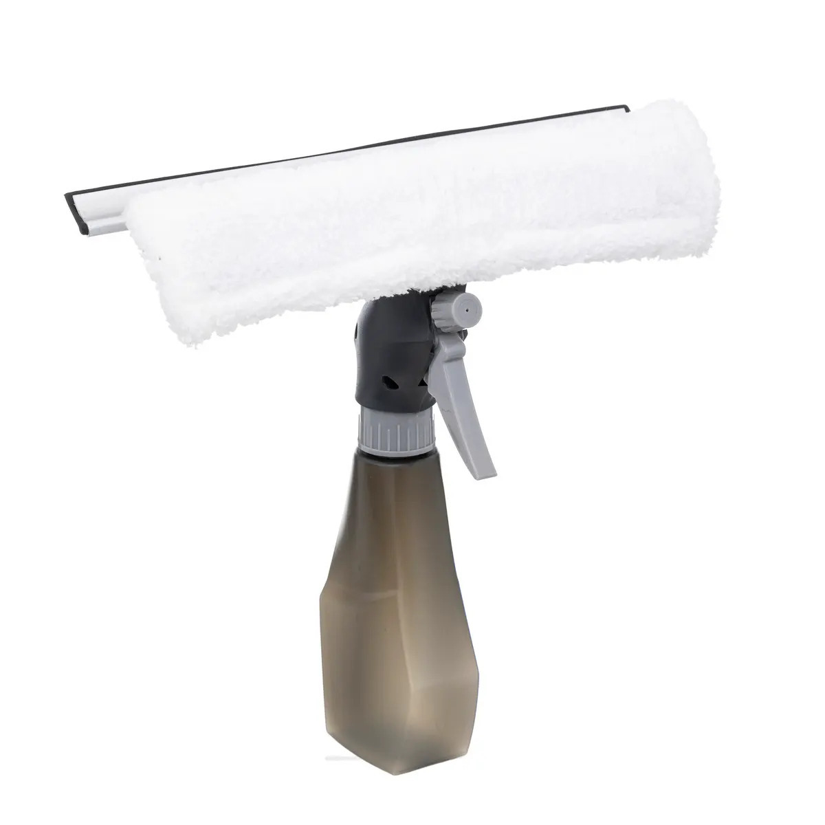 Raam wassen spray met spons en trekker multi tool - kunststof - 26 x 24 cm - schoonmaken -