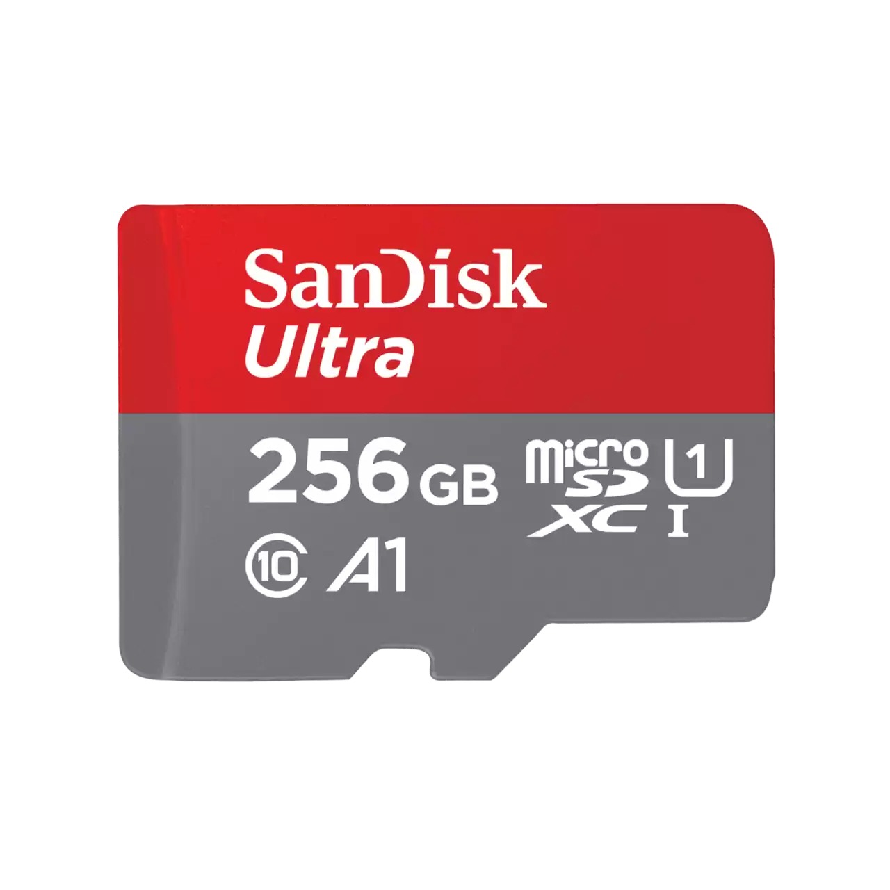 SanDisk MicroSDXC Ultra 256GB 150mb/s C10 - SDA UHS-I Micro SD-kaart Grijs