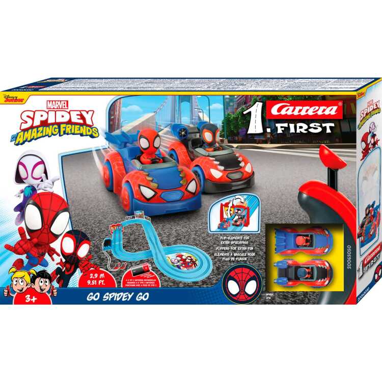 Carrera FIRST Spidey and his amazing friends - Go Spidey Go! racebaan