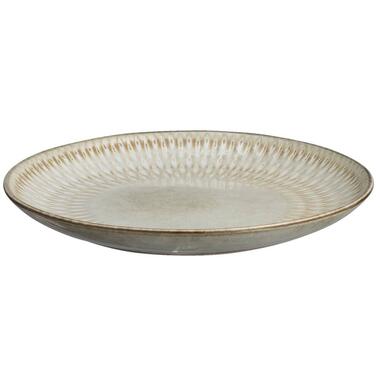 Ontbijtbord Bodhi - beige stoneware - Ø21,5 cm - Leen Bakker
