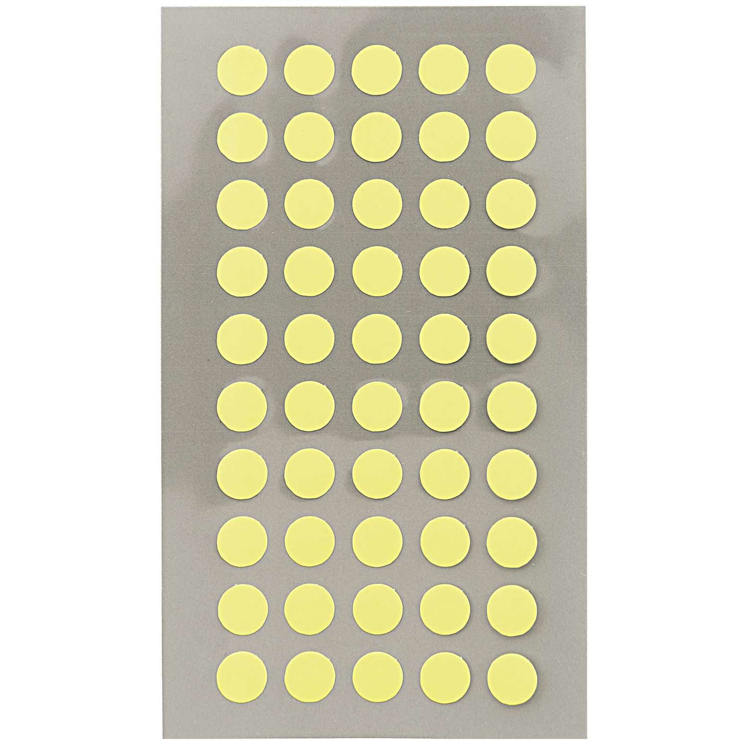 Hobby stickers - 400x stuks - D8 mm - neon geel ronde stickers - Kantoor stickers - Scrapbook -