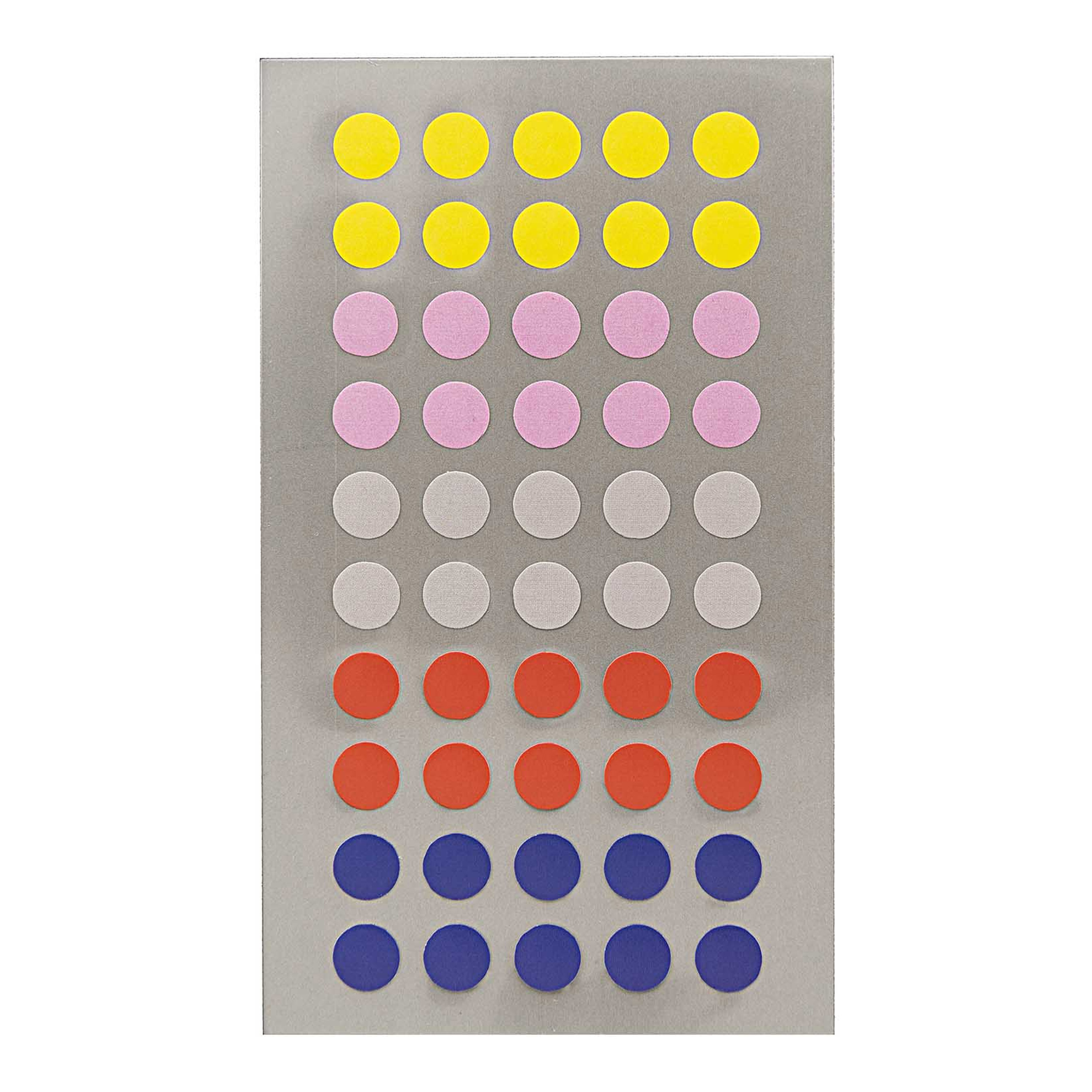 Hobby stickers - 200x stuks - D8 mm - gekleurd ronde stickers - Kantoor stickers - Scrapbook - knuts -
