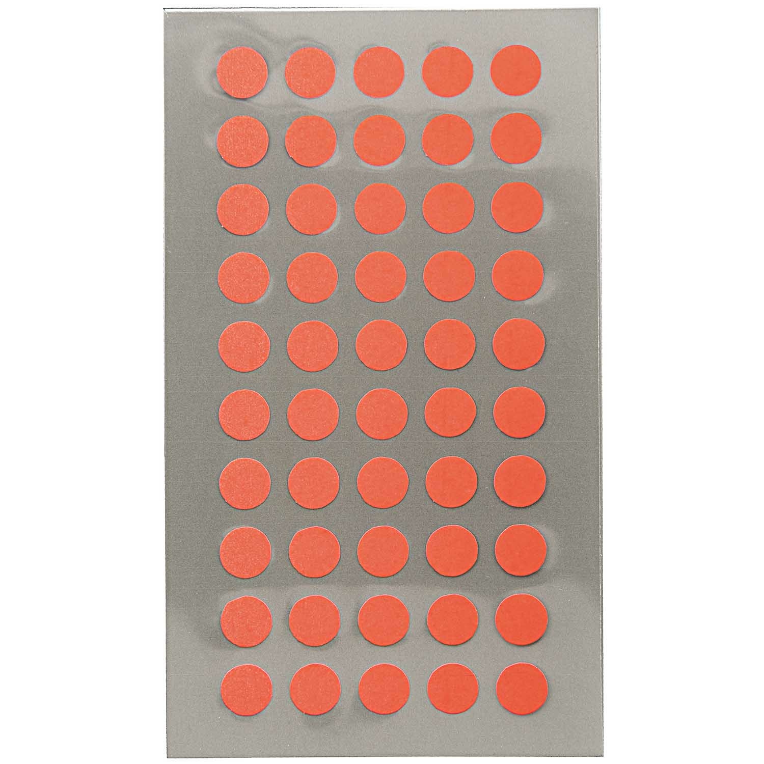 Hobby stickers - 200x stuks - D8 mm - neon oranje ronde stickers - Kantoor stickers - Scrapbook -