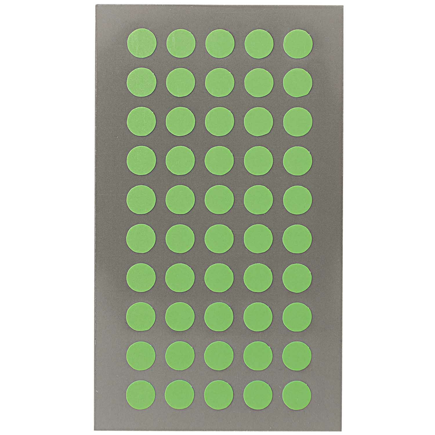 Hobby stickers - 200x stuks - D8 mm - neon groen ronde stickers - Kantoor stickers - Scrapbook -