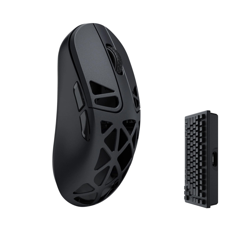 Keychron M3 Mini Wireless Mouse - Metal Edition muis 100 - 26000 DPI, USB-C / Bluetooth 5.1 / 2.4 GHz