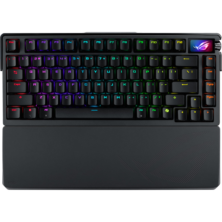 ASUS Azoth Extreme gaming toetsenbord 75%, PBT Keycaps, Hot-swap, 2.4GHz | Bluetooth 5.1 | USB