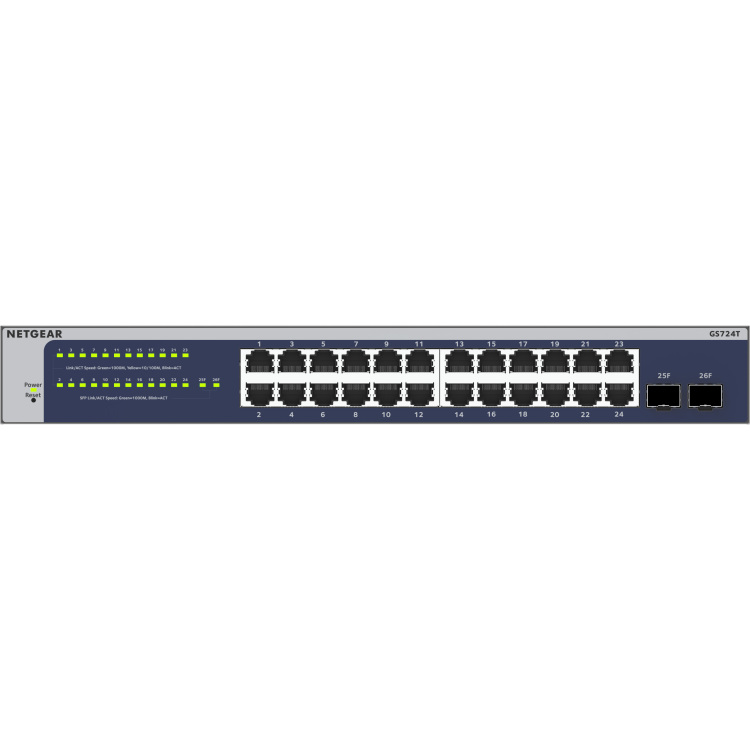 Netgear 24-Port Gigabit Smart Switch (GS724Tv6) switch