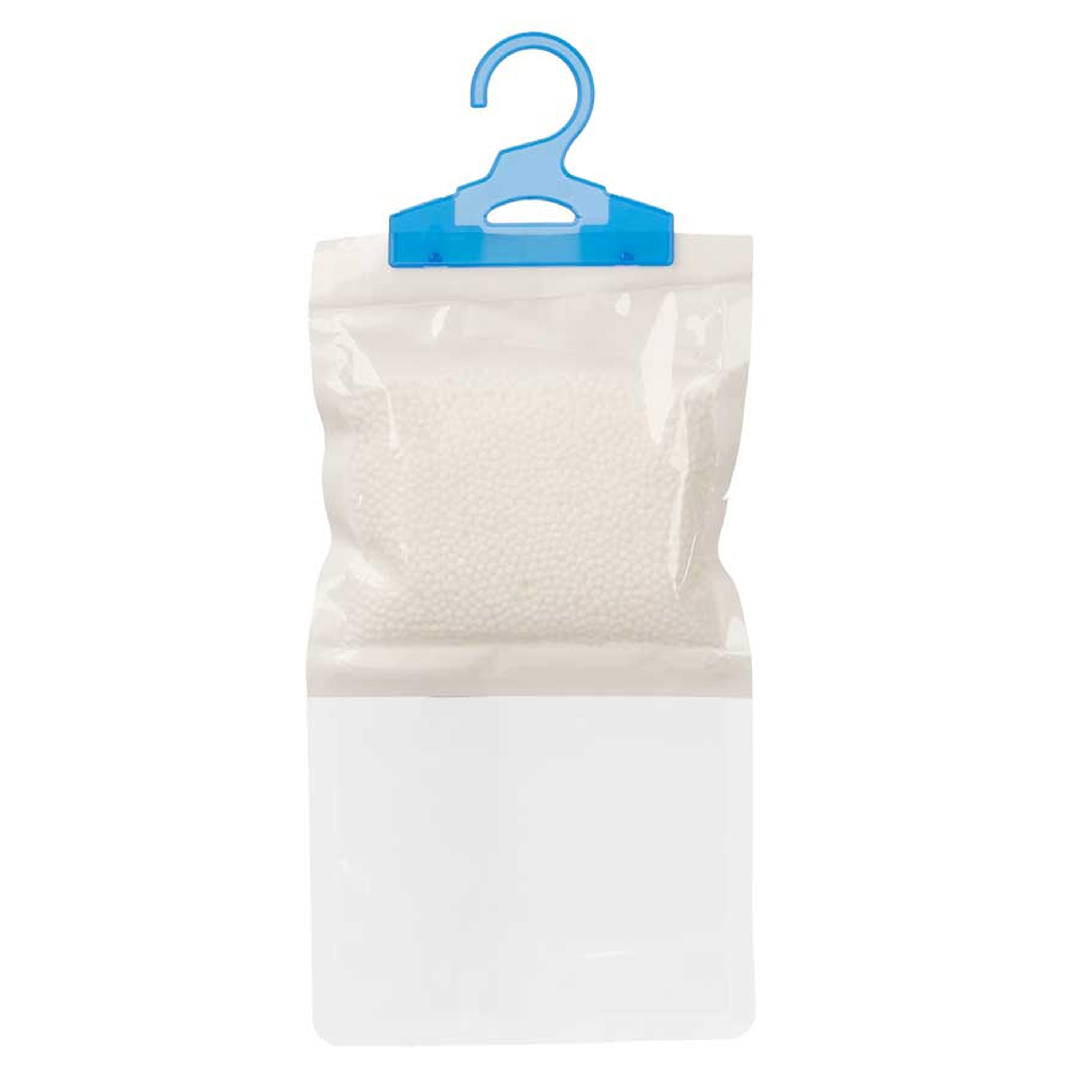 Vocht opnemende korrels 450 gram - Tegen schimmel/condens/geur - kledingkast - aan ophang haak -