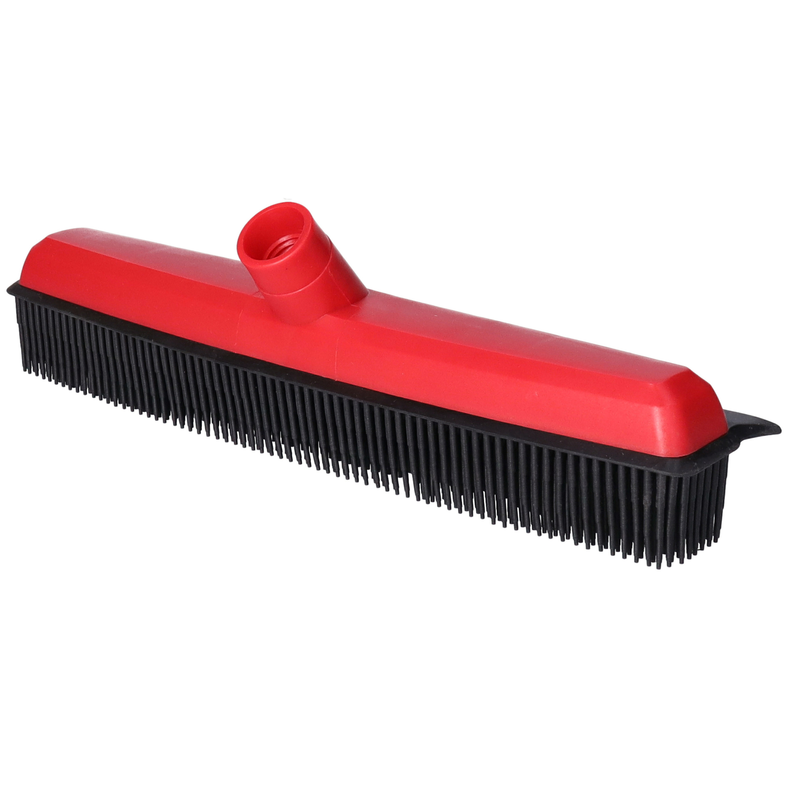 Bezem - rubber - bezemkop - kappers bezem - schroefdraad - wisser lip - 35 cm -