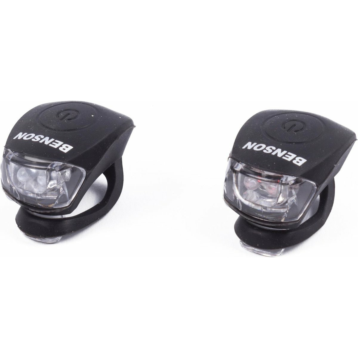 Fietsverlichting set - voorlicht en achterlicht - LED - incl. batterijen -