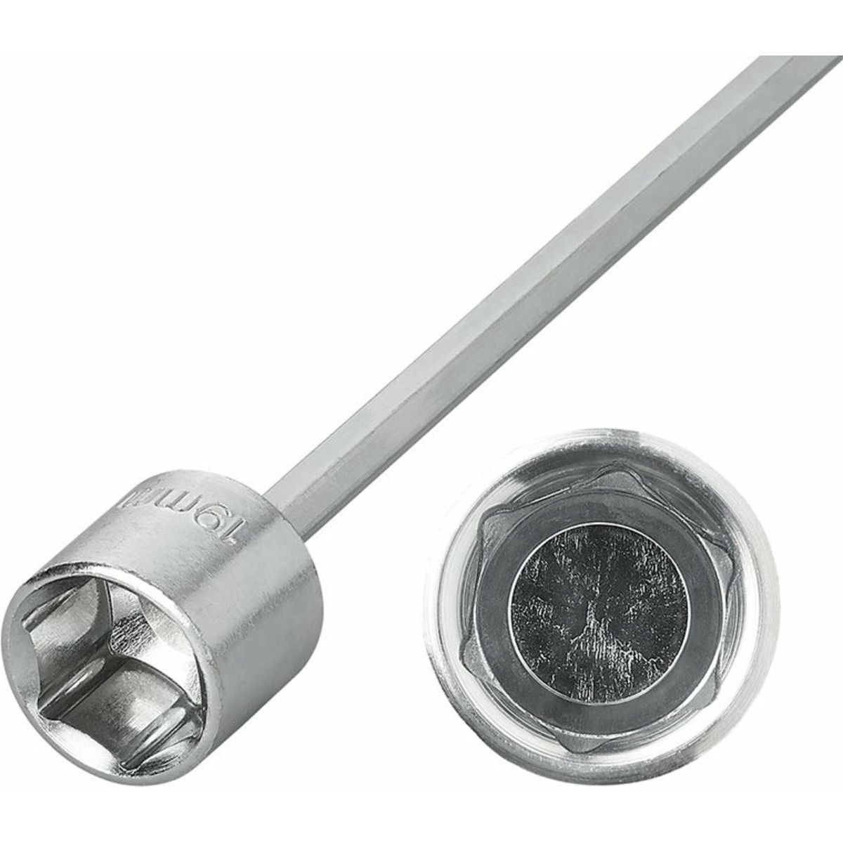 Verlengstuk - 44 x 1.9 cm - hoeksteun / uitdraaihulp - caravan pootuitdraaisleutel -