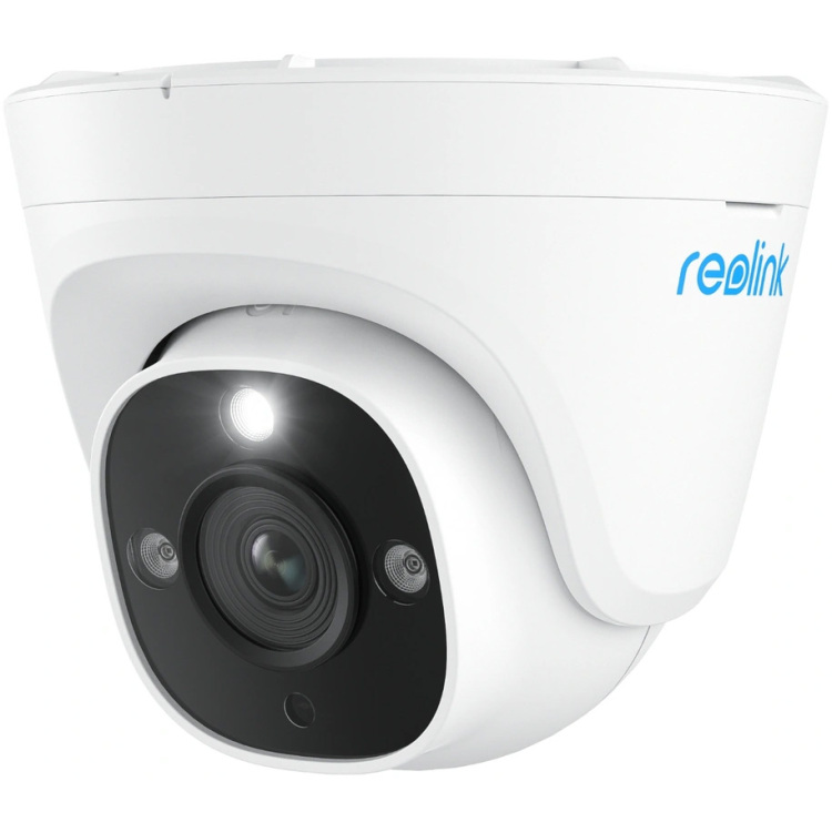 Reolink P344, slimme 12 MP PoE Dome-camera met spotlight beveiligingscamera Kleurennachtzicht