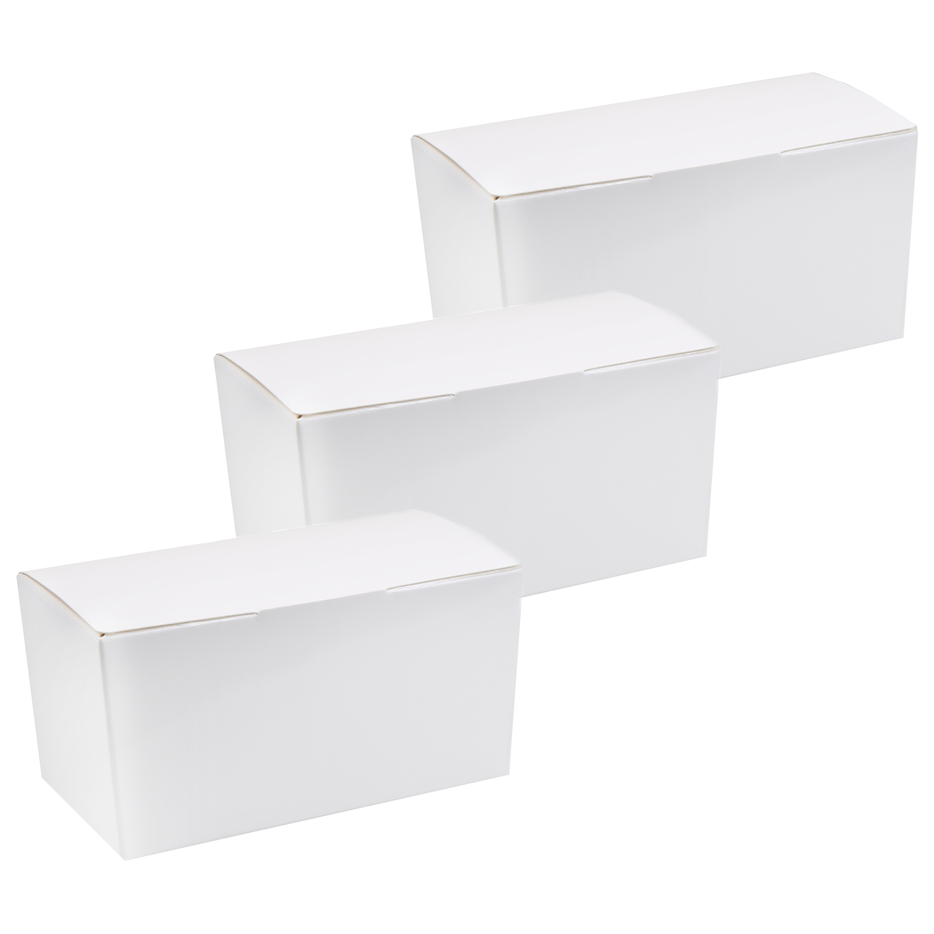 Cadeaudoosje/bonbondoosje - 12 x 6 cm - Bruiloft bedankje - 100x stuks - wit - 250 gram -
