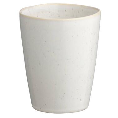 Mok Esti - wit stoneware - 8,5xØ7,5 cm - Leen Bakker