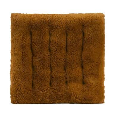 Zitkussen Glenn - caramel - 40x40 cm - Leen Bakker